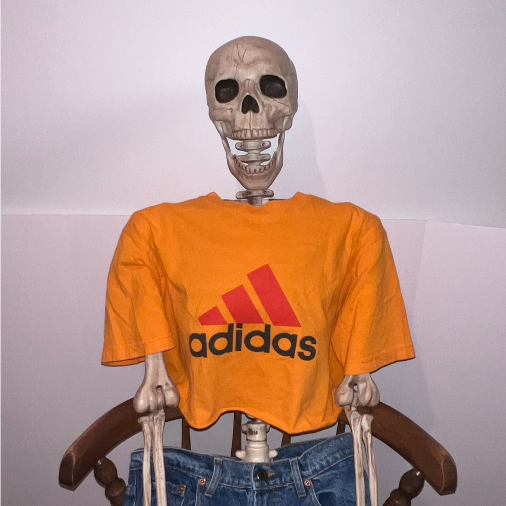 Vintage Hand-Cropped Adidas T-Shirt